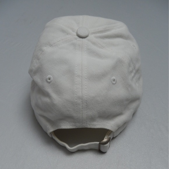 Harley Davidson Baseball Cap White Tan Logo Embroidered Adjustable Strap - Picture 3 of 5